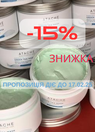 Green tea mask atache☘️ маска зеленый чай