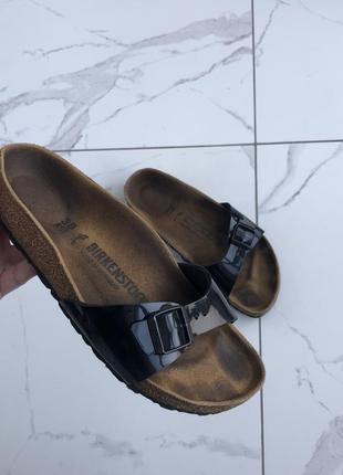 Birkenstock madrid шлепанцы 38р 24,5см шлепки тапки вьетнамки сандалии