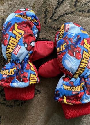 Термо рукавички spider man marvel на 1-2 років 2