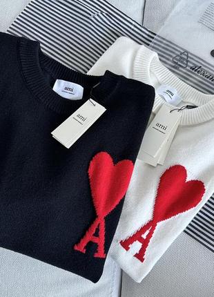 Стильний світшот кофта светр  ami paris alexandre mattiussi