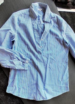 Сорочка жіноча, блуза  оверсайз  в смужку 🍒