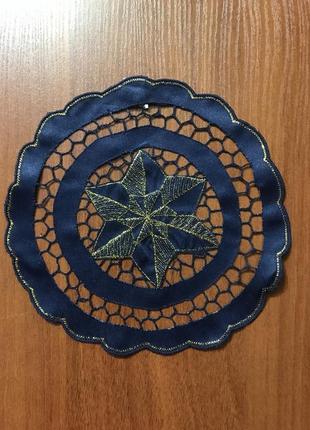 Серветка кругла 19*19см