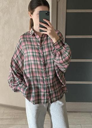 Сорочка в клітинку картата