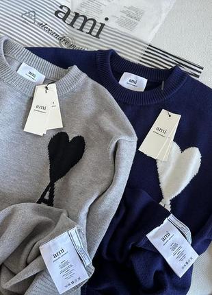 Стильний світшот кофта светр  ami paris alexandre mattiussi