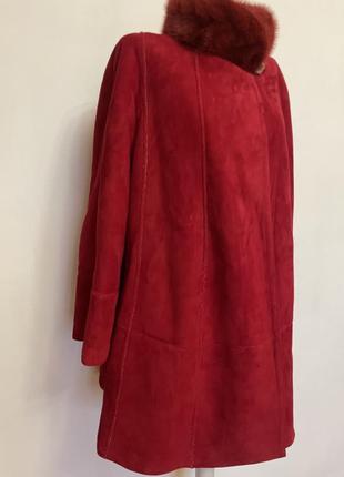 Дублёнка свободного силуэта италия