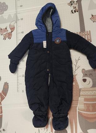 Комбинезон зимний. baby club, mountain camp
9-12 месяцев, 74 см
