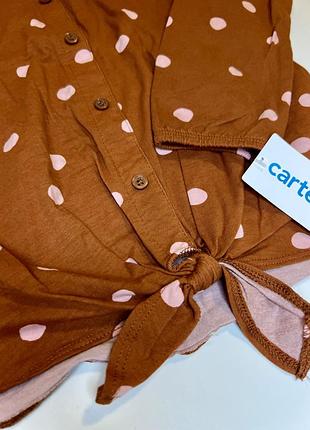 Блузочка carters на девочку кофточка для девочки свитер 5