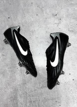 Футбольні бутси nike tiempo шкіряні2 фото