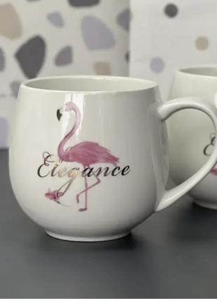 Кружка  flamingo / чашка керамічна / гарна чашка з фламінго