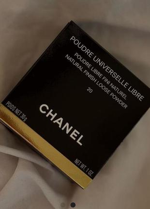 Рассыпчатая пудра для лица chanel Yellow universelle lubre