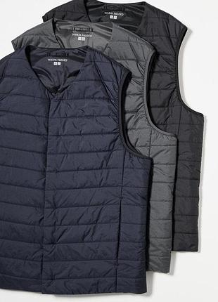 Жилетка uniqlo heattech warm padded vest2 фото