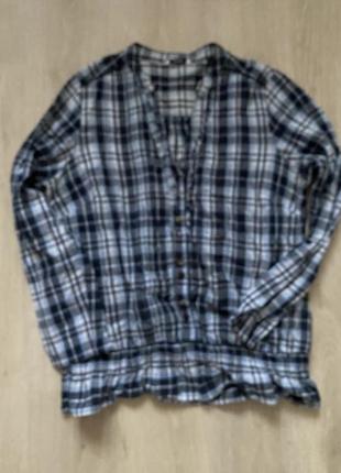 Рубашка в клетку l