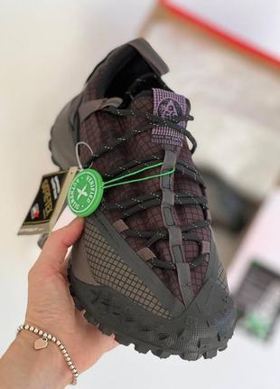 Кросівки nike acg mountain fly low black purple qq 574