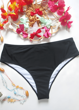 Классные универсальные черные плавки низ от купальника батал shein 💖🌺💖