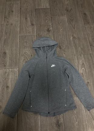 Кофта nike tech fleece женская (серая)