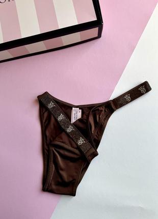 Трусики з камінчиками victoria’s secret