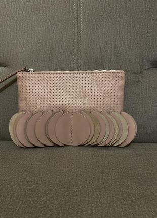 &other stories клатч шкіра