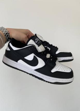 Кроссовки nike sb dunk white black