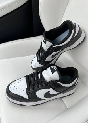 Кроссовки nike sb dunk white black