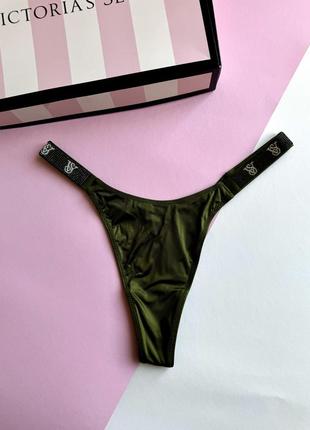 Трусики стрінги з камінчиками victoria’s secret