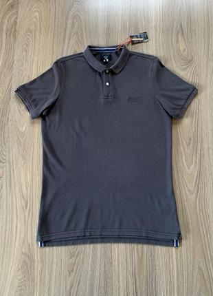 Мужская хлопковая футболка поло superdry