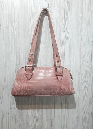 Шикарна сумка багет в пудровом кольорі s.oliver