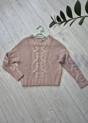 Свитер женский крупной вязки