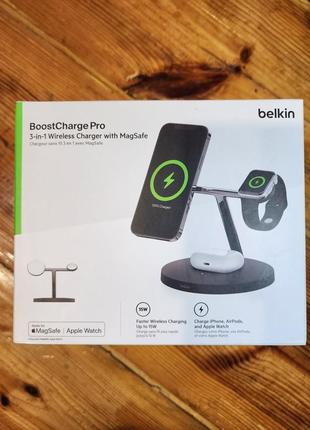 Belkin boost↑charge™ pro magsafe безпроводное зарядное устройство