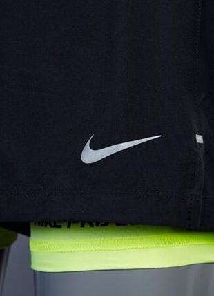 Nike pro combat running 2in1 shorts шорты со вшитыми тайтсами лосинами
