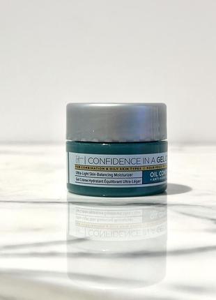 Увлажняющий обезжиренный крем для лица it cosmetics confidence in a gel cream oil control тревел объем миниатюра мини 7 ml