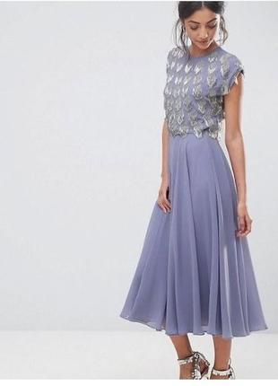 Лавандовое платье asos