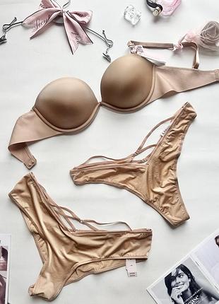 Комплект victoria’s secret набір набор білизна вікторія сікрет белье виктория сикрет