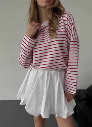 Коттоновая юбка баллон 5