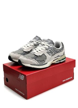 Чоловічі кросівки new balance 2002r n light grey green