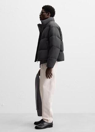 Пуховик чоловічий з 100% пера та пуху хл зара zara4 фото