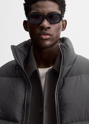 Пуховик чоловічий з 100% пера та пуху хл зара zara6 фото