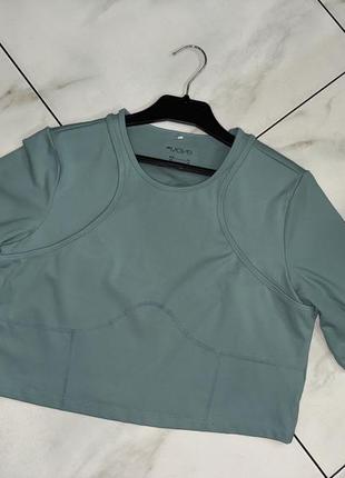 Спортивний жіночий топ h&m move l-xl (48-50-52) м'ятний