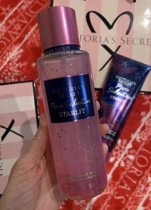 Парфюмированный спрей victoria's secret pure seduction starlit fragrance mist