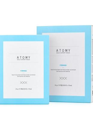 Маска тканинна для обличчя ліфтинг atomy daily expert mask firming 1 шт (000467)
