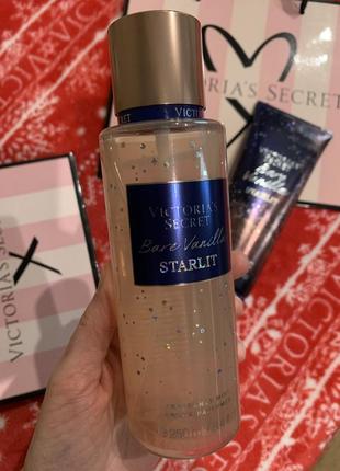 Парфюмированный спрей victoria's secret bare vanilla starlit fragrance mist