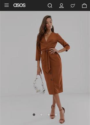Сукня  asos приталена