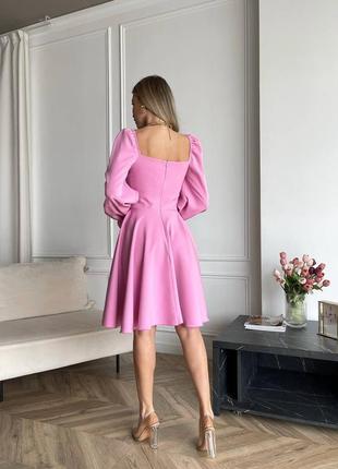 Жіноча сукня з довгим рукавом5 фото