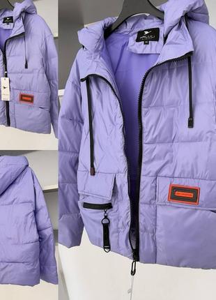 Очень красивые яркие курточки💜