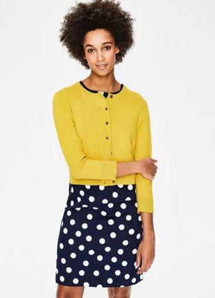 Кашемировый горчичный кардиган ✨boden✨свитер джемпер с пуговицами кашемир жёлтый