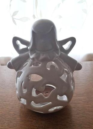 Оригинальный фарфоровой подсвечник "ангел"