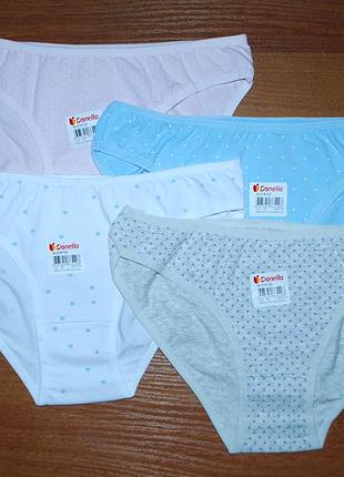 Набір 4  шт трусики сліпи м донелла donella крапочки горошки зірочки