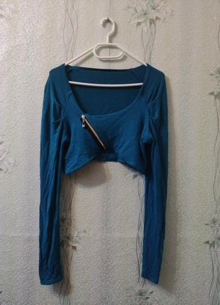 Болеро, кофта на молнии