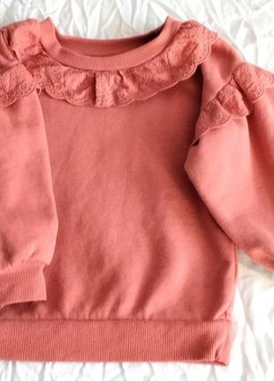 Стильный свитшот на флисе