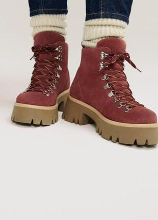 Ботинки натуральна замша