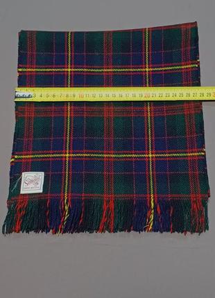 Шарф шерстяной темный sammy made in great britain